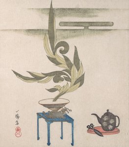 Blomsterarrangemang, 1800-talet. av Utagawa Itchinsai
