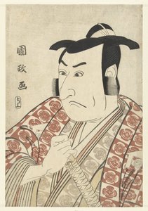 Del s Tepo RT Ret Van Ichikawa Omezo av Utagawa Kunimasa