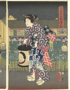 Irissen Inn Boei zensei hanashobu no zu av Utagawa Kunisada (I)