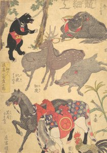Tryck, 1800-talet., 1800-talet. av Utagawa Kunisada