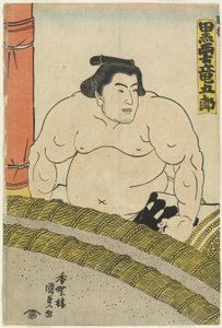 Te Wre ster Kurokumo Tatsugoro _ of te Higo S te be, 1830-1844 av Utagawa Kunisada