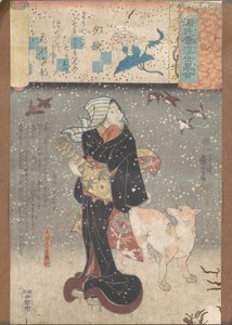 Kvällsansikten av Utagawa Kuniyoshi