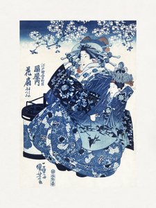En japansk kvinna (1798–1861) av Utagawa Kuniyoshi