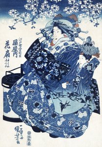 Japansk kvinna (1798–1861) av Utagawa Kuniyoshi