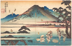 Oiso, Odawara, Hakone, Mishima, Numazu av Utagawa Kuniyoshi