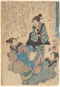 Tryck av Utagawa Kuniyoshi