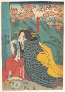 Tryck av Utagawa Kuniyoshi