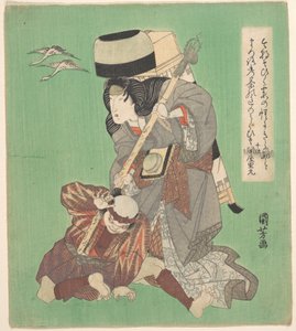 Teaterscen av Utagawa Kuniyoshi