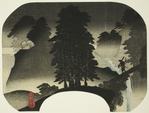 landskap (med San) av Utagawa Sadahide