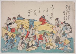 Minnesporträtt av skådespelaren Ichikawa Danjuro VIII