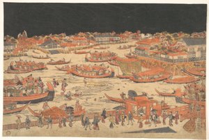 Kawabiraki av Utagawa Toyoharu