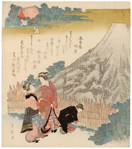 Vårens hjärta - Fuji, 1810-1829. av Utagawa Toyohiro