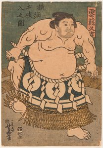 Det är en lyckobas (Unryu Hisakichi). Utagawa (1769-1825), som är mycket lik bilden s och andra m-pe.