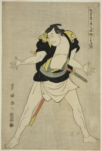 Masatsuya: Otani Oni Ii As Ono Sadakuro, från TV-serien ” av Utagawa Toyokuni I