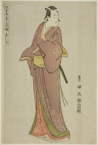 Takinoya: Ichikawa Mon-Osuke Ii Asogano Juro, från TV-serien av Utagawa Toyokuni I