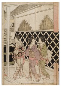江戸、堀之内の妙法寺への新年の巡礼、1804〜1810年頃（紙に木版画）スウェーデン語 av Utagawa and Toyokuni Utagawa Toyohiro