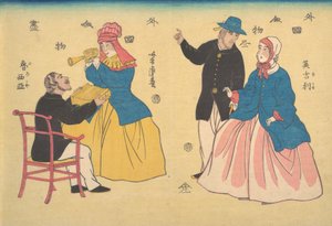 Engelska och ryska par, 1:a månaden, 1861.