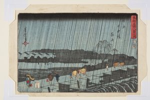 nattkö vid yoshiwara japan dzutsumi (Yoshiwara japan dzutsumi yau) av Utagawa Yoshitora