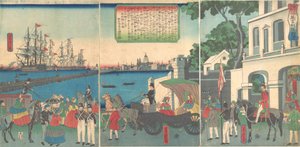 The Port of London England, 2:a månaden, 1862.