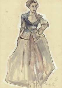 Elegant modeskiss