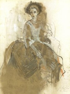 Elegant damporträtt av Ute Rathmann