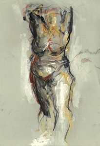 Uttrycksfull nakenstudie av Ute Rathmann