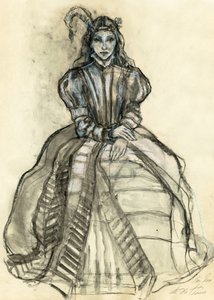 Kvinnlig gotisk fantasy av Ute Rathmann