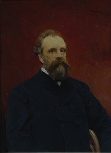Porträtt av Sergei Mikhailovich Tretyakov 1834-1892, 1895 av Valentin Aleksandrovich Serov