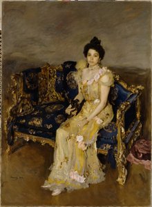 Porträtt av Sofia Botkina, 1899 av Valentin Aleksandrovich Serov