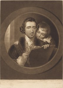 Benjamin West, Esqr R.A. och hans Son RI West, 1773.
