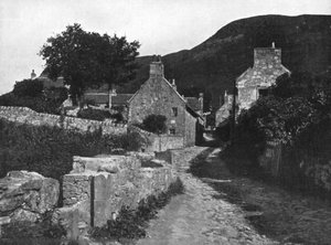 Michael Bruces stuga, Kinnesswood, Kinross, Skottland, 1924-1926. av Valentine and Sons Ltd