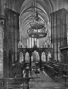 Interiör av Christ Church Cathedral, Dublin, Irland, 1924-1926. av Valentine and Sons Ltd