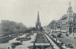 Princes Street, Edinburgh, 1910 av Valentine and Sons Ltd