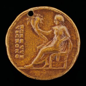Concord Holding Cornucopiae [omvänd]. av Valerio Belli