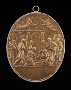 Herdarnas tillbedjan, 1530-talet. av Valerio Belli