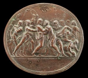The Betrayal of Christ, 1525 eller senare. av Valerio Belli