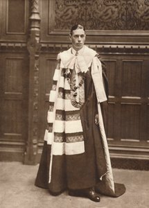 "Hertigen av York i överhusets dräkter", 1920