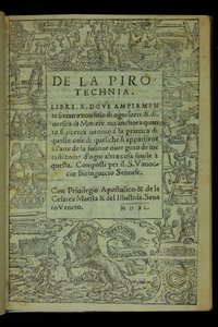 Pyroteknik av Vannoccio Biringucci