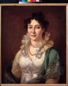 Porträtt av prinsessan Isabella de Conti (Porträtt av prinsessan Isabella de Conti) - Målning av Vasili Andreyevich Tropinin (Vassili Tropinine) (1776-1857), olja på duk, cirka 1810 - 1800-talets rysk konst - Museum of Private Collections in A Pushkin Mu av Vasili Andreevich Tropinin