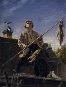 En finare duva, 1874 av Vasili Grigorevich Perov