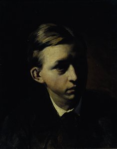 Porträtt av målaren Nikolai Alexeyevich Kasatkin 1859-1930, 1876 av Vasili Grigorevich Perov