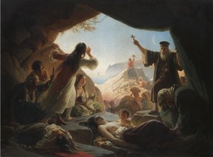 Zeitun-upproret 1862 av Vasili Grigorievich Khudyakov