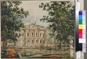 Egen Dacha av kejsar Alexander II i Peterhof av Vasili Semenovich Sadovnikov