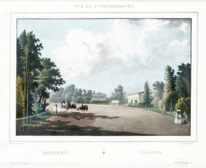Yelagin-palatset i Sankt Petersburg av Vasili Semenovich Sadovnikov