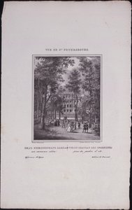 Utsikt över Sankt Petersburg. Saint Michaels Castle, 1833 av Vasili Semenovich Sadovnikov