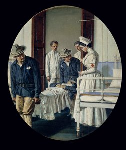 På ett militärsjukhus av Vasili Vasilievich Vereshchagin