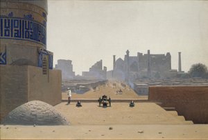 Huvudgatan i Samarkand tidigt på morgonen, 1869-1870 av Vasili Vasilievich Vereshchagin