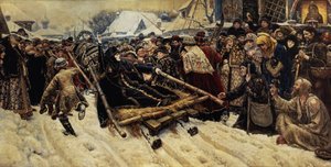 Utekelezaji wa Boyarina Pajaritar Morozova (d.1675) 1887 swed