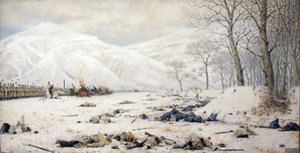 Slagfält vid Shipka-passet av Vasily Vereshchagin