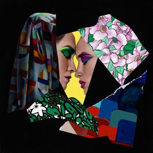 Intricate Mesh, 2019 (Akryl på trä) av Vaskeen Vaskeen